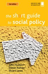 book The Short Guide to Social Policy