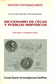 book Diccionario de cecas y pueblos hispánicos