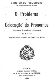 book O problema da colocação de pronomes