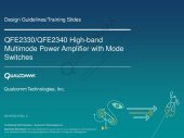 book QFE2330/QFE2340 High-band Multimode Power Amplifier with Mode Switches