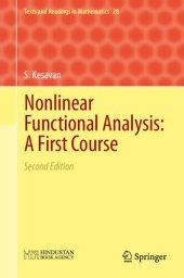 book Nonlinear Functional Analysis - A First Course