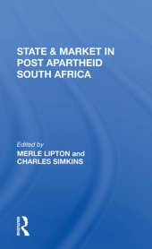 book State & Market in Post Apartheid South Africa