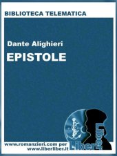 book Epistole di Dante Allighieri