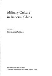 book Military Culture in Imperial China