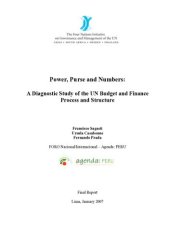 book Power, Purse and Numbers: A Diagnostic Study of the UN Budget and Finance Process and Structure. Final Report