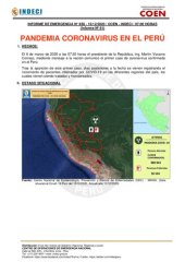 book Pandemia coronavirus en el Perú. Informe de emergencia N° 856 - 15/12/2020