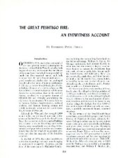 book The Great Peshtigo Fire: An Eyewitness Account