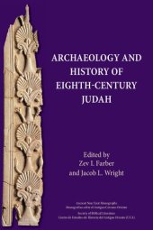 book Archaeology and History of Eighth-Century Judah