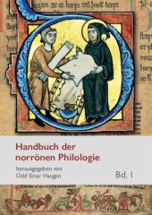 book Handbuch der norrönen Philologie. Bd. 1