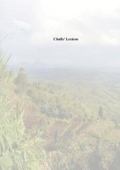 book Chufie' Lexicon (Bafanji)