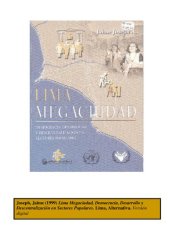 book Lima Megaciudad. Democracia, Desarrollo y Descentralización en Sectores Populares