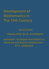 book Development of Mathematics in the 19th Century