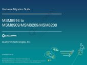 book MSM8916 to MSM8909/MSM8209/MSM8208 Hardware Migration Guide