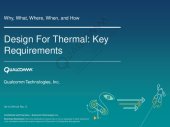 book Design For Thermal: Key Requirements