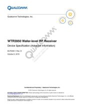 book WTR3950 Wafer-level RF Receiver Device Specification (Advance Information)