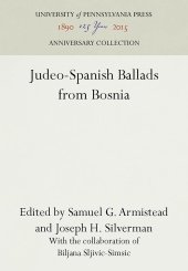 book Judeo-Spanish Ballads from Bosnia