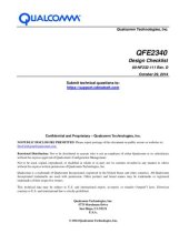 book QFE2340 Design Checklist