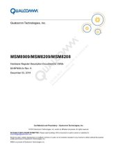 book MSM8909/MSM8209/MSM8208 Hardware Register Description Document for OEMs