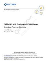 book WTR4905 with Qualcomm RF360 (Japan) Preliminary Reference Schematic