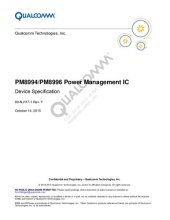 book PM8994/PM8996 Power Management IC Device Specification