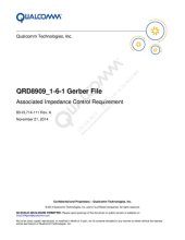 book QRD8909_1-6-1 Gerber File Associated Impedance Control Requirement