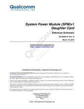 book System Power Module (SPM) v1 Daughter Card