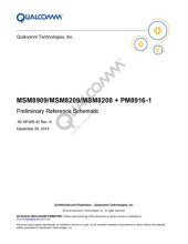 book MSM8909/MSM8209/MSM8208 + PM8916-1 Preliminary Reference Schematic