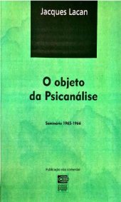 book O objeto da psicanálise