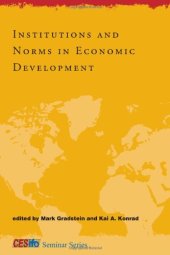 book Institutions and Norms in Economic Development