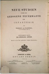 book Neue Studien über die gezogene Feuerwaffe der Infanterie