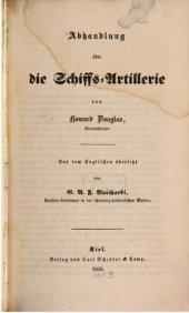 book Abhandlung über die Schiffs-Artillerie