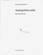 book Analogelektronikk : industrielektronikk