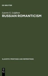 book Russian Romanticism