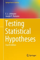 book Testing Statistical Hypotheses