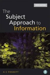 book The Subject Approach to Information