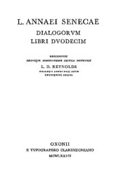 book L. Annaei Senecae: Dialogorum libri duodecim