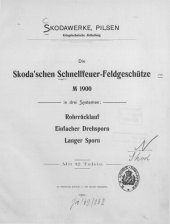 book Die Skodaschen Schnellfeuer-Feldgeschütze M 1900 in drei Systemen: Rohrrücklauf, Einfacher Drehsporn, Langer Sporn