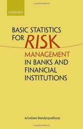 book Basic Statistics for Risk Management in Banks and Financial Institutions