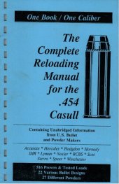 book Loadbooks - 454 Casull