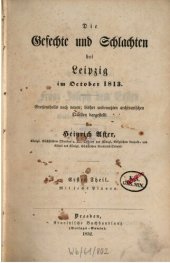 book Die Gefechte und Schlachten bei Leipzig im Oktober 1813