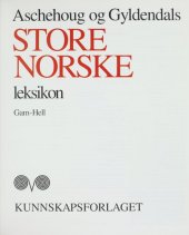 book Aschehoug og Gyldendals store norske leksikon Gam-Hell