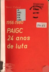 book 1956-1980. PAIGC. 24 anos de luta