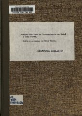 book Sobre a situação em Cabo-Verde. Relatório do PAIGC