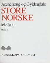 book Aschehoug og Gyldendals store norske leksikon Helm-Is