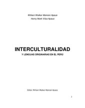 book Interculturalidad y lenguas originarias en el Perú