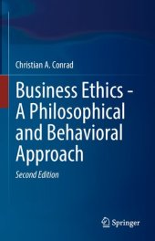 book Business Ethics - A Philosophical And Behavioral Approach