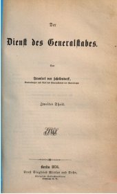 book Der Dienst des Generalstabes