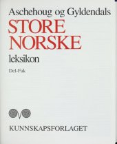 book Aschehoug og Gyldendals store norske leksikon Del-Fak