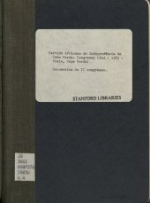 book Partido Africano da Independência de Cabo Verde. Documentos do II Congresso. O partido