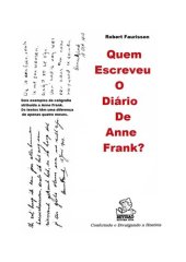 book Quem escreveu o diário de Anne Frank?